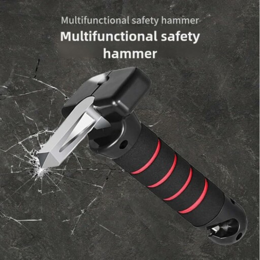 The car door handle in use, demonstrating its functionality for elderly drivers.