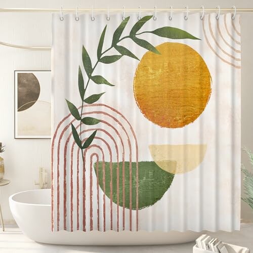 EOSAHR Boho Shower Curtain
