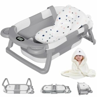 MoreFeel Collapsible Baby Bathtub