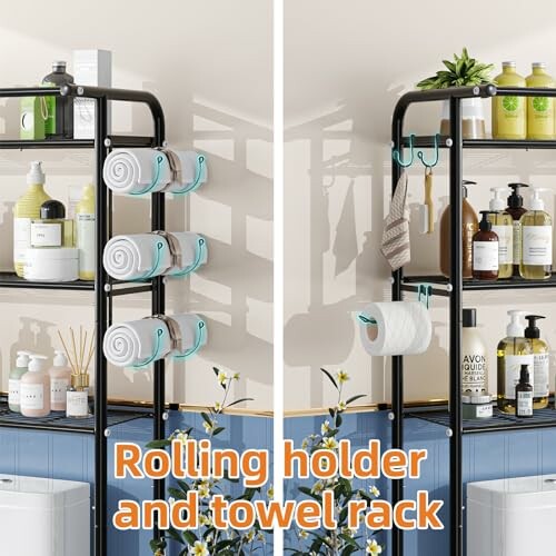 Simple Trending 3 Tier Over The Toilet Rack