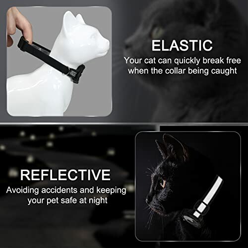 Reflective AirTag Cat Collar