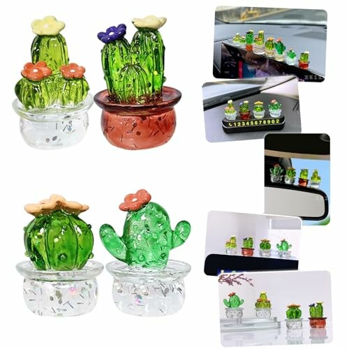 Miniature Cactus Figurines