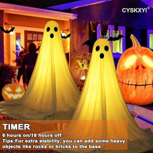 2Packs Halloween Ghost Decorations