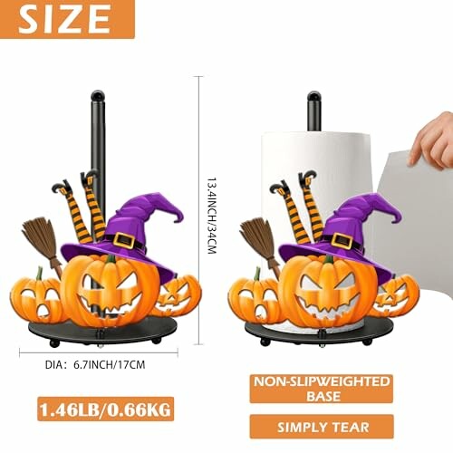 Hexagram Halloween Paper Towel Holder