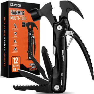 12-in-1 hammer multi-tool with carry case