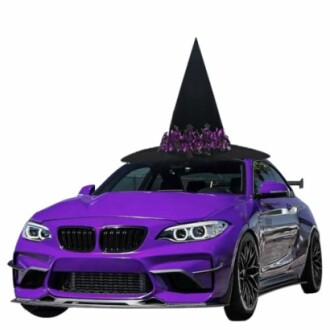 Halloween Witch Cap Car Decoration