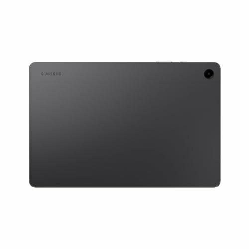 Back view of a Samsung tablet with camera.