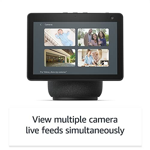 Smart display showing multiple camera live feeds