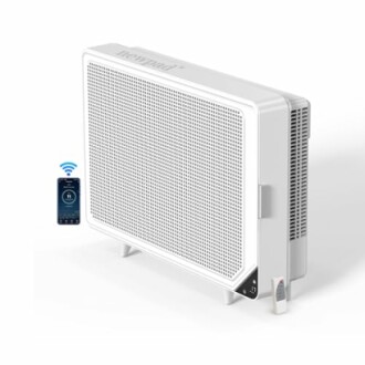 Smart white heater with remote control