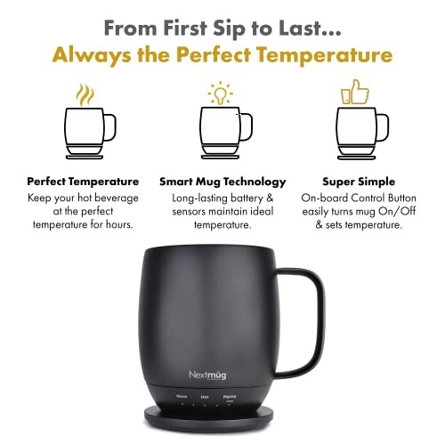 Nextmug - Temperature-Controlled Coffee Mug