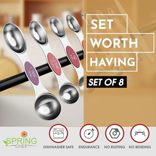 Spring Chef Stainless Steel Measuring Spoons