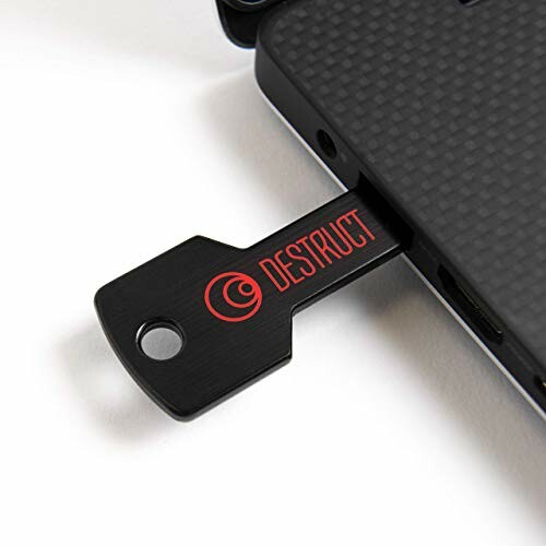 USB key inserted into a laptop.
