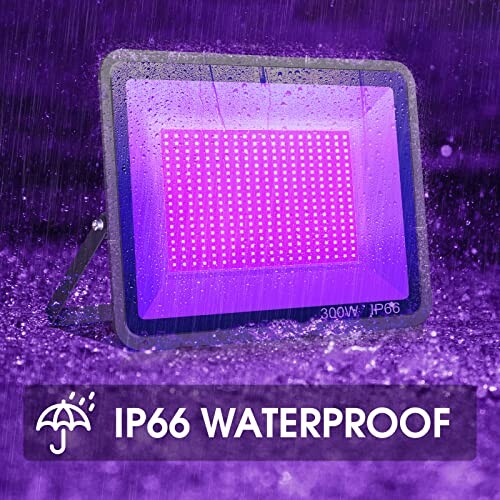 2 Pack 300W LED Black Light