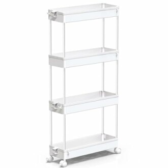 SPACEKEEPER Slim Rolling Storage Cart
